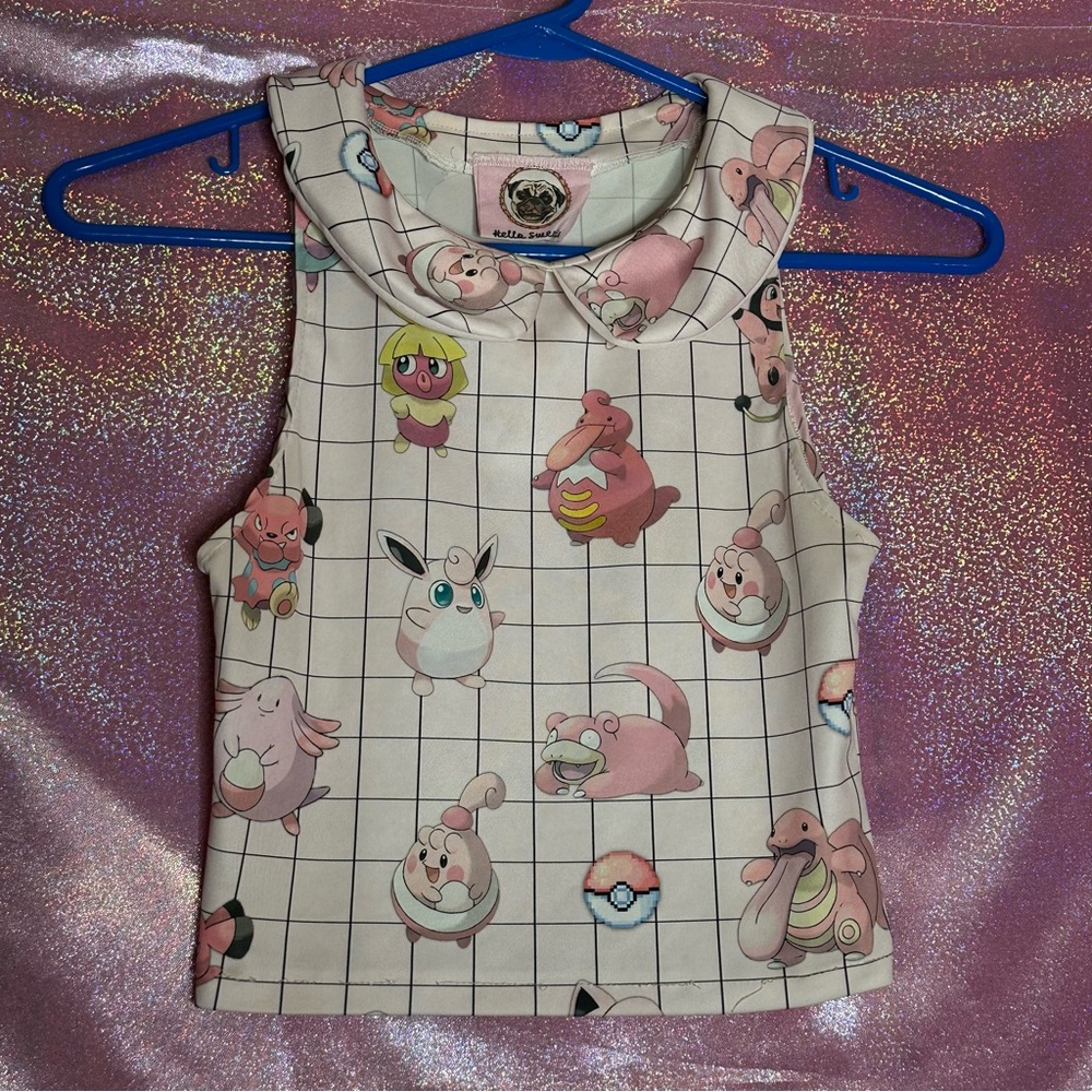 Hello Sweetie Fairy Type Pokemon Pink Pastel Matching Skirt Set